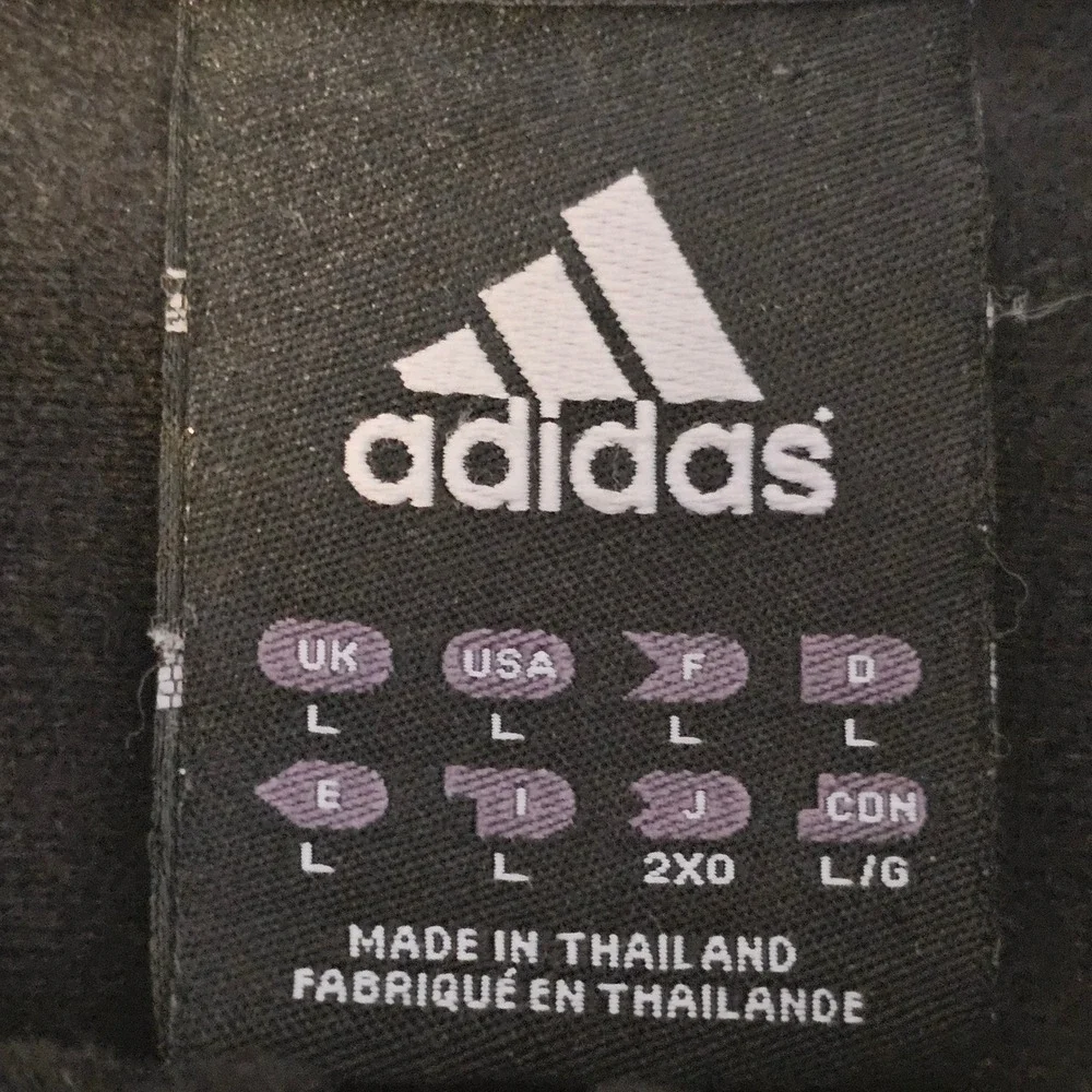 Adidas Mens Track Jacket Large Black Grey‎ Lime Green 3 Stripe Full Zip Raglan